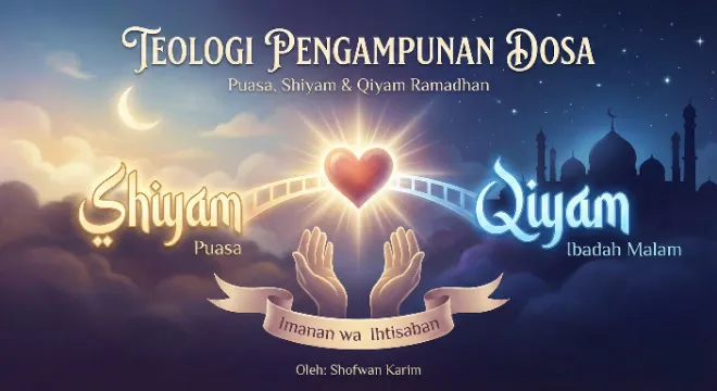 Kolom ini mengulas makna puasa ramadhan bukan sekadar menahan kebutuhan fisik, melainkan sebagai sebuah proses spiritual dan teologi pengampunan dosa. berdasarkan hadis nabi, perpaduan ibadah siang (shiyam) dan malam (qiyam) yang didasari keyakinan iman dan keikhlasan (imanan wa ihtisaban) dapat menghapus dosa-dosa kecil di masa lalu. sementara itu, untuk dosa besar, seorang hamba tetap diwajibkan melakukan taubat nasuha.