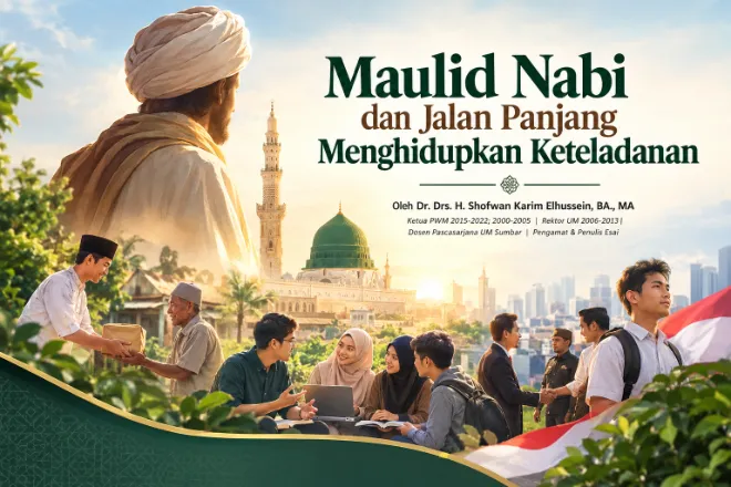 Peringatan maulid nabi muhammad saw tidak semestinya berhenti sebagai seremoni keagamaan, tetapi menjadi momentum untuk menghidupkan keteladanan melalui kejujuran, perdamaian, kepedulian, keadilan, dan kemaslahatan dalam kehidupan masyarakat.